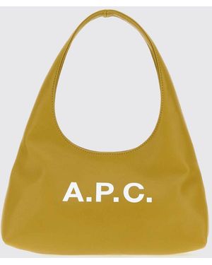 A.P.C. Ausgestellte Ninon Schultertasche Aus Kunstleder Mit Logo-Print - Mehrfarbig