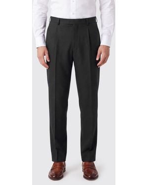 Lardini Virgin Wool Tailored Slim Fit Pants - Black