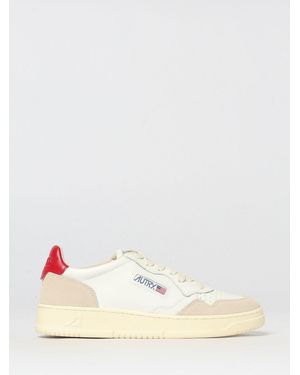 Autry Medalist Low Leather Trainers - Natural