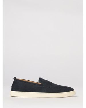 Henderson Hammered Nubuck Loafer - Blue