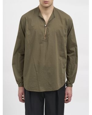 Paura Basic Cotton Shirt - Green