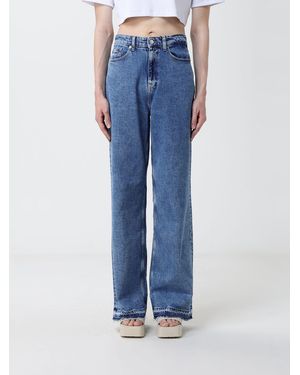 Tommy Hilfiger High-Waisted Wide-Leg Jeans - Blue