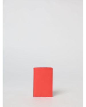 Comme des Garçons Leather Wallet - Red