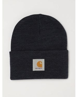 Carhartt Acrylic Watch Beanie With Cuff And Embroidered Logo - Black