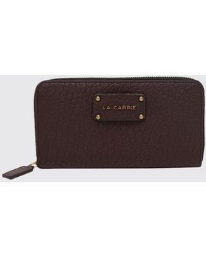 La Carrie Continental Zip-Around Wallet - Brown