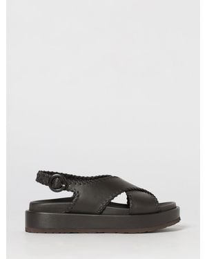 Paloma Barceló Leather Sandals - White