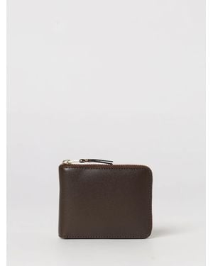 Comme des Garçons Comme Des Gar&Ccedil	Ons Polka Dot Leather Wallet - Brown