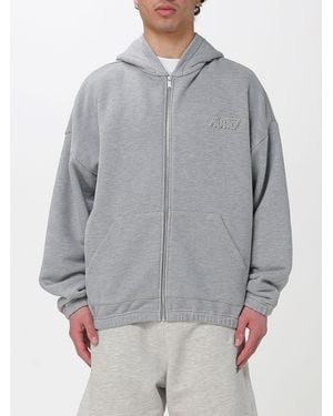 Autry Cotton Hoodie - Grey