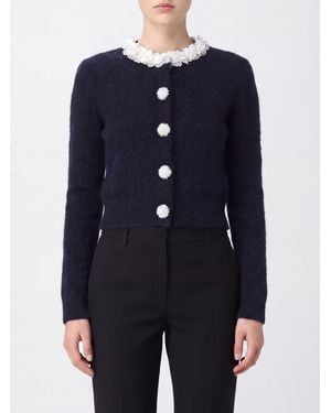 Self-Portrait Cardigan - Blu
