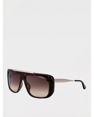McQueen Am0492S 003 Gradient Lenses - Brown