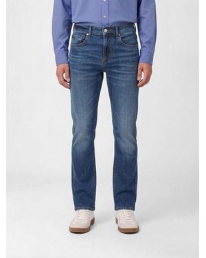 7 For All Mankind Slimmy Tapered Fit Stretch Denim Jeans - Blue