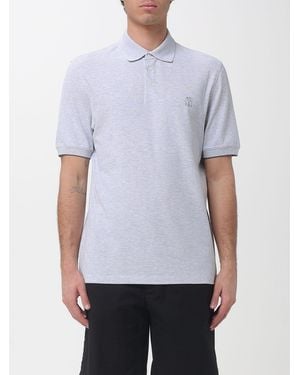 Brunello Cucinelli Cotton Polo Shirt With Logo - Multicolour