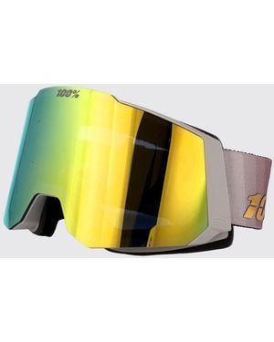 100% Snowcraft Goggle Ski Mask With Polycarbonate Lenses - Yellow