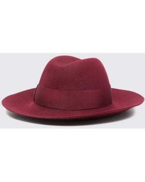 Borsalino Hat - Red