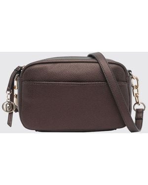 Liu Jo Grained Faux Leather Mini Camera Bag With Strap - Brown