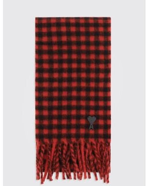 Ami Paris Scarf - Red