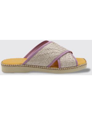 Hogan Flat Sandals - Purple