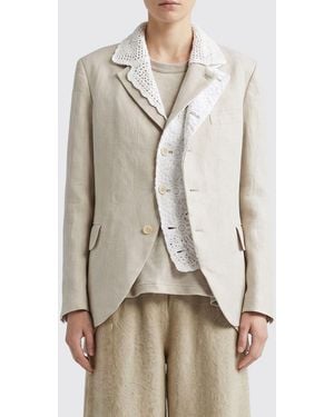 Comme des Garçons Comme Des GarÇ Ons Linen Blazer - Natural