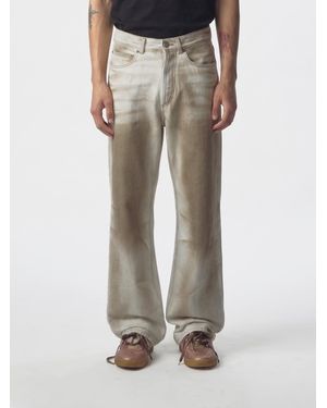 Magliano Flattone Straight Denim Jeans - White