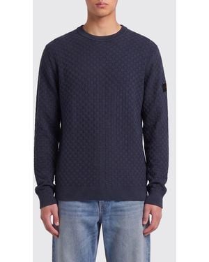 Peuterey Cotton Crew Neck Jumper - Blue