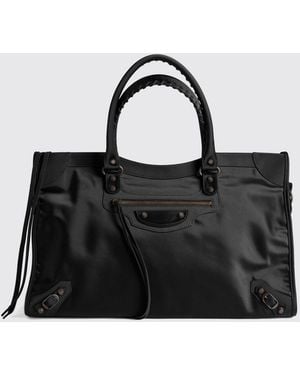 Balenciaga Le City Large Tote Bag - Black