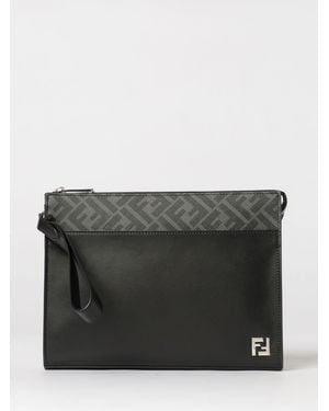 Fendi Bolso Hombre - Gris