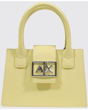 ARMANI EXCHANGE Faux Leather Bag - Metallic