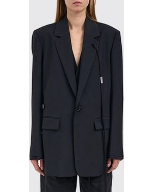 Ann Demeulemeester Jacket - Blue