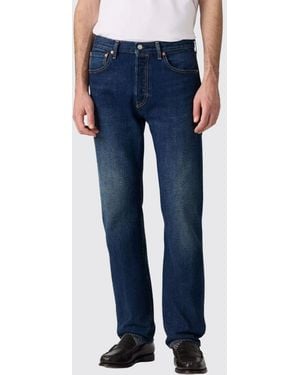Levi's 5-Pocket Straight-Fit Cotton Denim Jeans - Blue