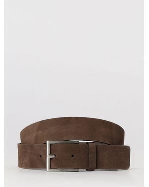 HUGO Suede Belt - Brown