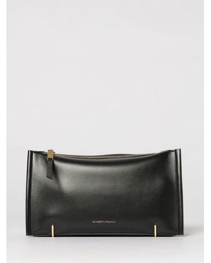 Elisabetta Franchi Leather Pouch - Grey