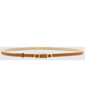 Fabiana Filippi Saffiano Belt - White