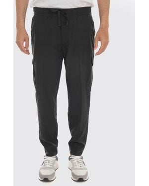 BOSS Jersey Jogging Cargo Pants With Elasticated Waist And Drawstring - Black