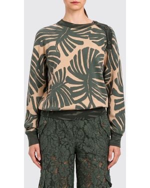 Twinset Printed Cotton Knit - Gray