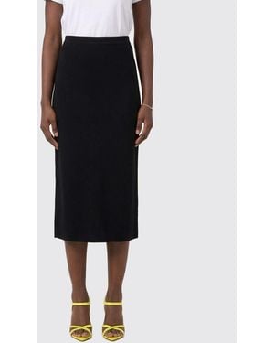 Jil Sander Viscose Blend Pencil Skirt - Black