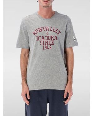 Diadora Camiseta Hombre - Gris