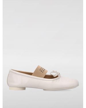 MM6 by Maison Martin Margiela Ballerina Anatomic Tabi - Neutro