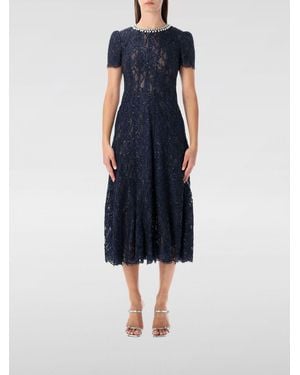 Self-Portrait Dress - Blue