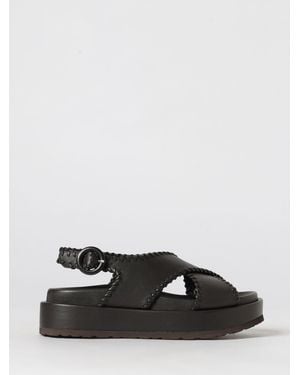 Paloma Barceló Leather Sandals - White