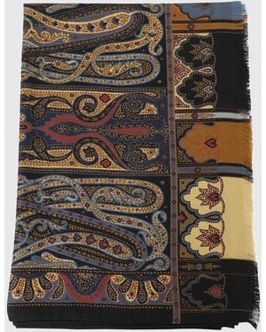 Etro Sciarpa Rettangolare - Nero