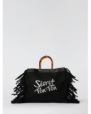 Secret Pon-pon Sac Porté Épaule Femme - Noir