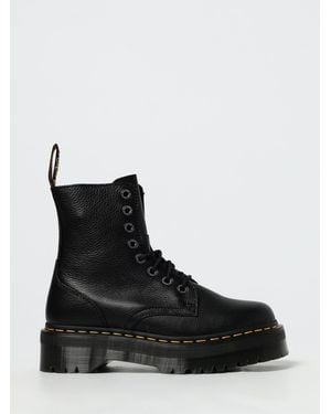 Dr. Martens Botines De Plataforma Jadon Iii De Piel Pisa - Negro