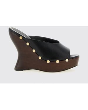 Magda Butrym Leather Mules - Black