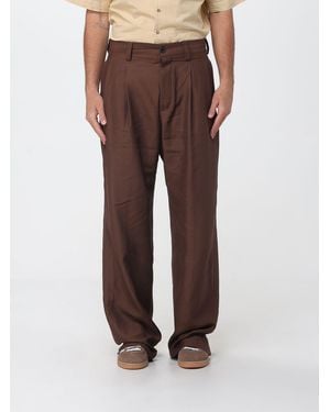 Laneus Wide Leg Pants - Brown