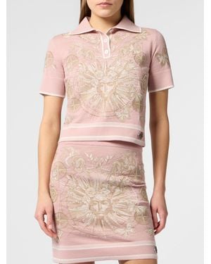 Philipp Plein Polo Mujer - Rosa