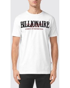 Billionaire Cotton T-Shirt With Logo - White