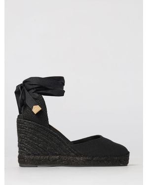 Castañer Carina Cotton Canvas Espadrilles - Black