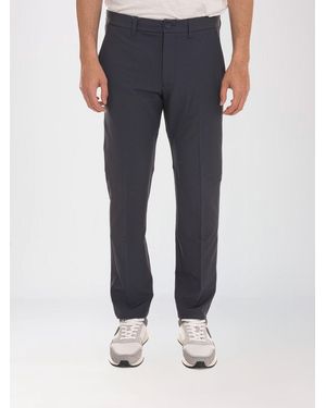 BOSS Water-Repellent Slim Fit Stretch Technical Fabric Pants - Blue