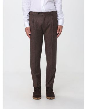 Berwich Slim Fit Pleated Wool Chinos - Grey