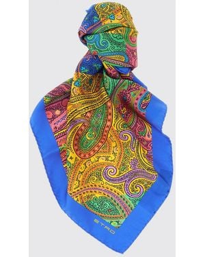 Etro Seidentuch Damen - Blau